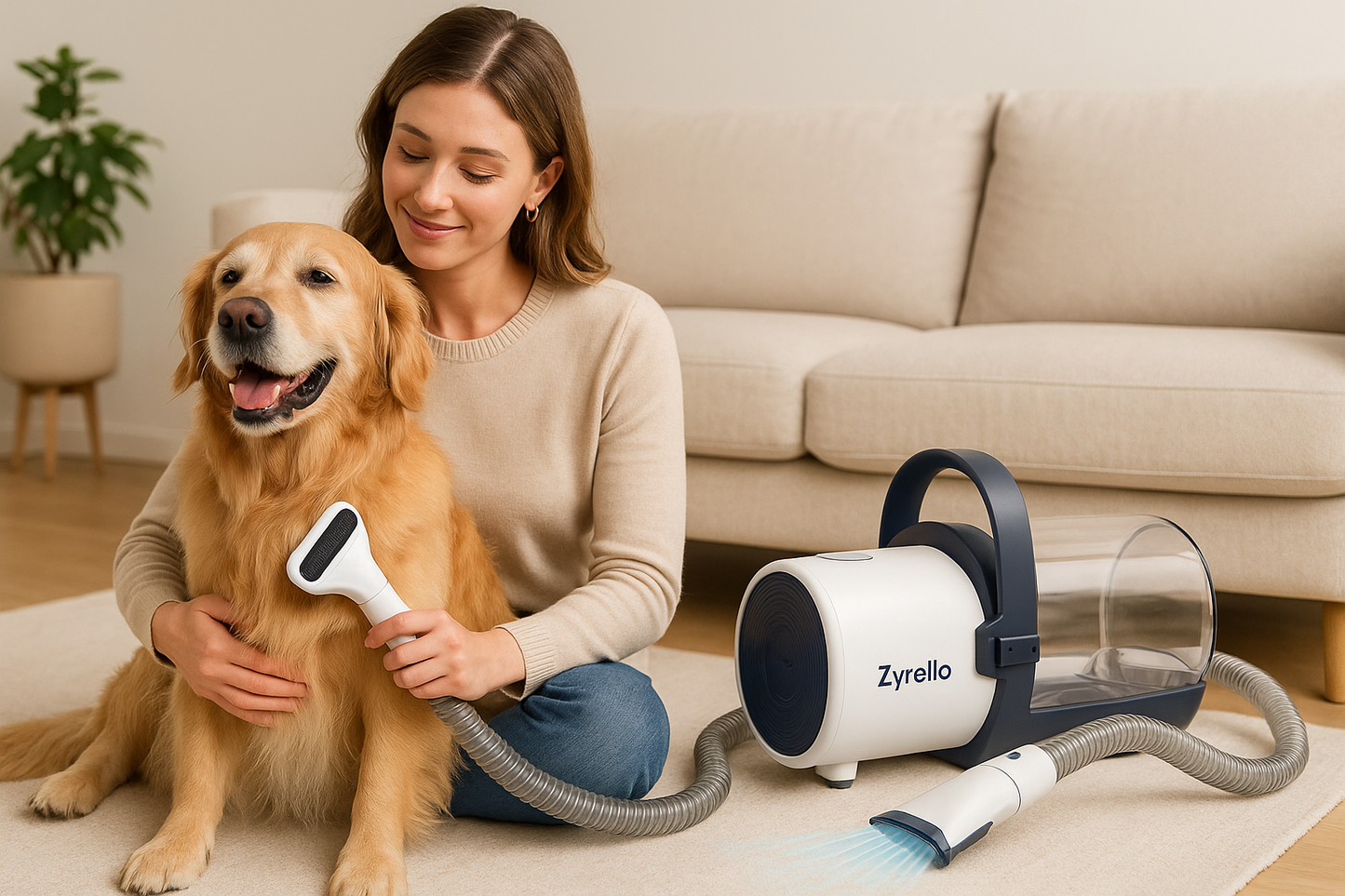 Pet Grooming Vaccuum Kit