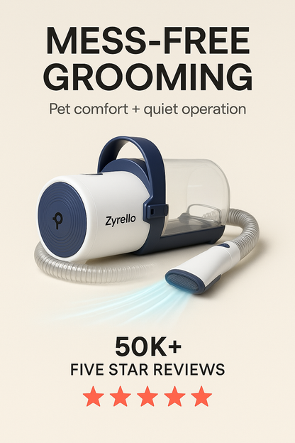 Pet Grooming Vaccuum Kit